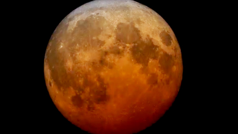 Superluna roja: el espectáculo lunar que se produjo durante la madrugada