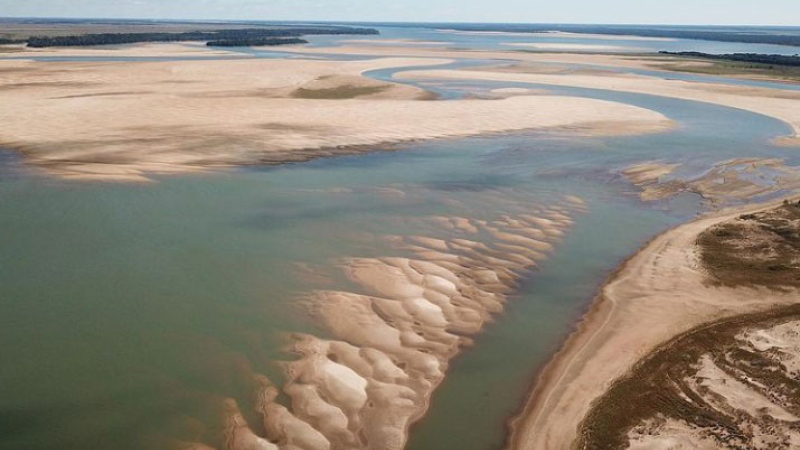 Pedido por medidas estatales ante la bajante del río Paraná