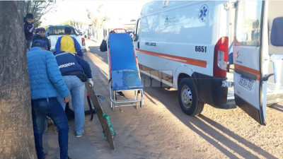 Le dispararon con un revólver y el proyectil lo atravesó