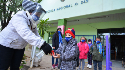 A partir de hoy se retoman las clases presenciales en las escuelas
