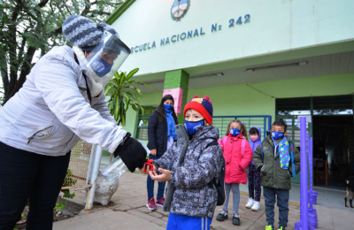 A partir de hoy se retoman las clases presenciales en las escuelas
