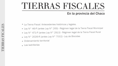 Régimen legal de la tierra fiscal municipal