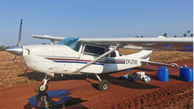 Una avioneta boliviana con cocaína es secuestrada en Paraguay