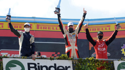 Agustín Gajate luchó hasta el final y se subió al podio de la Clase 1