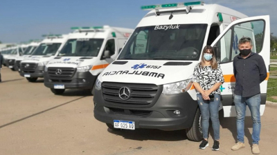 Ambulancias para siete hospitales de Región Sanitaria VII