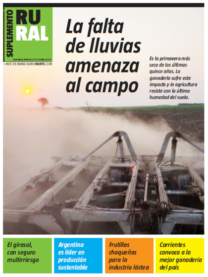 La falta de lluvias amenaza al campo