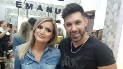 Maquillaje con Lucas Emanuel