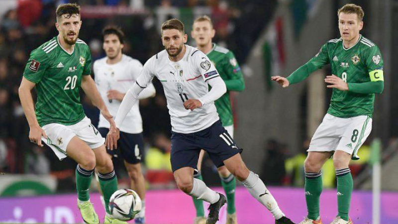 Italia empató con Irlanda del Norte y podría quedar afuera del Mundial