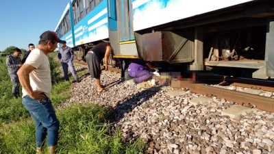Charata: un hombre fue embestido por un tren de pasajeros