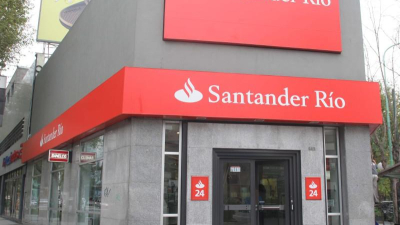 Paro nacional: sin atención en el banco Santander