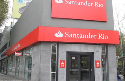 Paro nacional: sin atención en el banco Santander