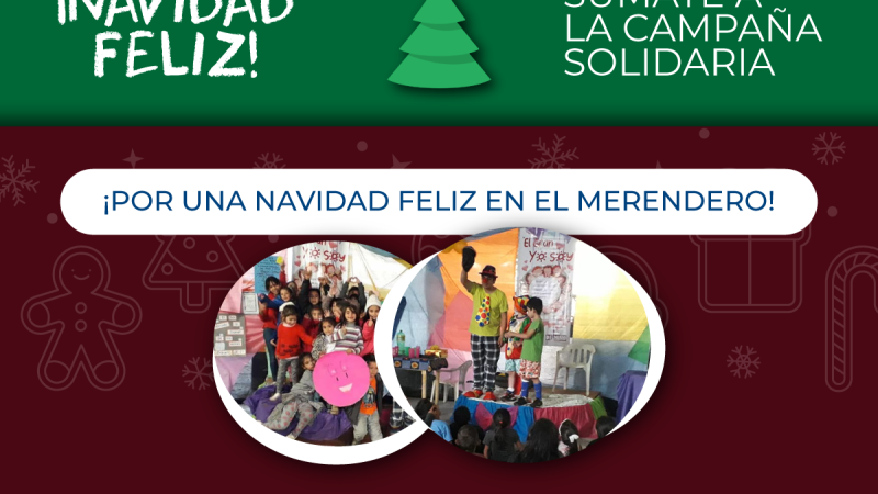 "Navidad Feliz", un proyecto solidario a beneficio de merenderos
