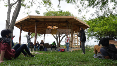 Estudiantes y docentes construyeron un espacio que es símbolo de toda una comunidad