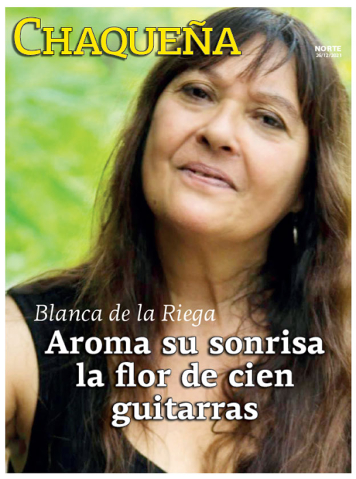 Aroma su sonrisa la flor de cien guitarras