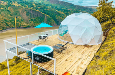 Acampar en #modoglam, la tendencia que arrasa en el turismo argentino