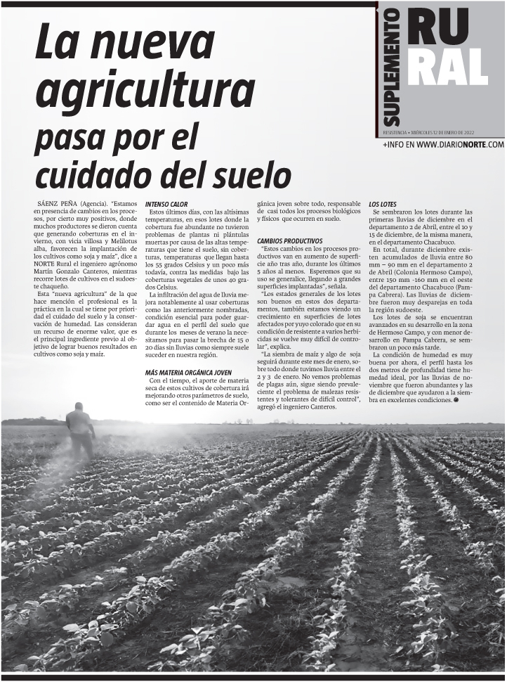 La nueva agricultura pasa por el cuidado del suelo