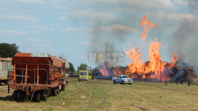 Los bomberos hasta ahora con pocas intervenciones pero en alerta