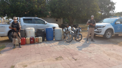 Desbaratan contrabando de combustible