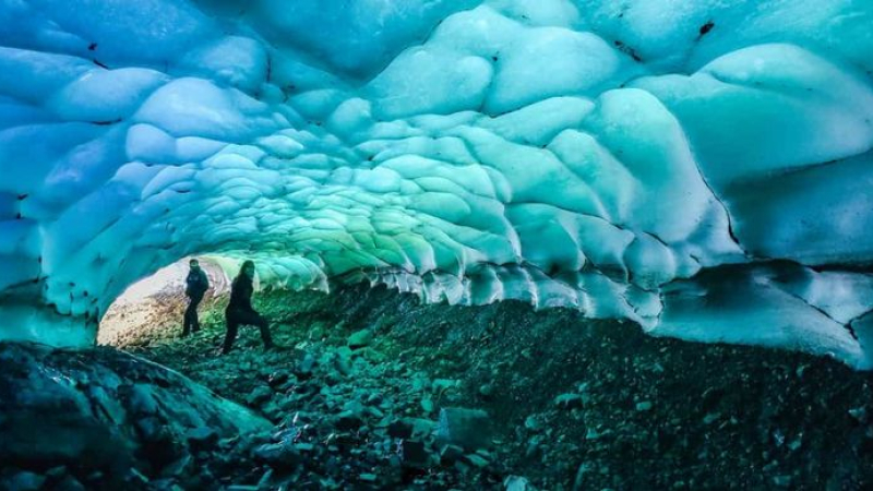Túneles de hielo: maravilla natural del verano argentino