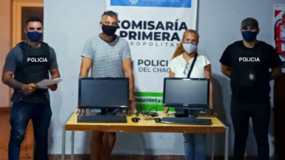 Rápido accionar policial para recuperar elementos sustraídos a una conocida obra social