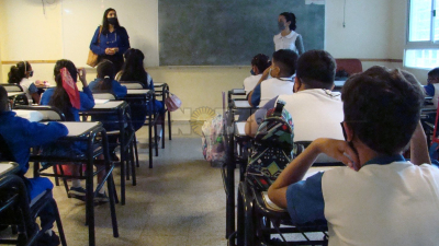 Clima alegre y bullicioso en las escuelas primarias de Resistencia
