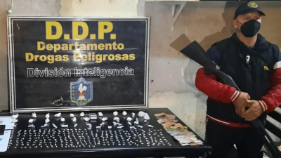 Fontana: incautan más de 300 dosis de cocaína en el barrio Cacique Pelayo