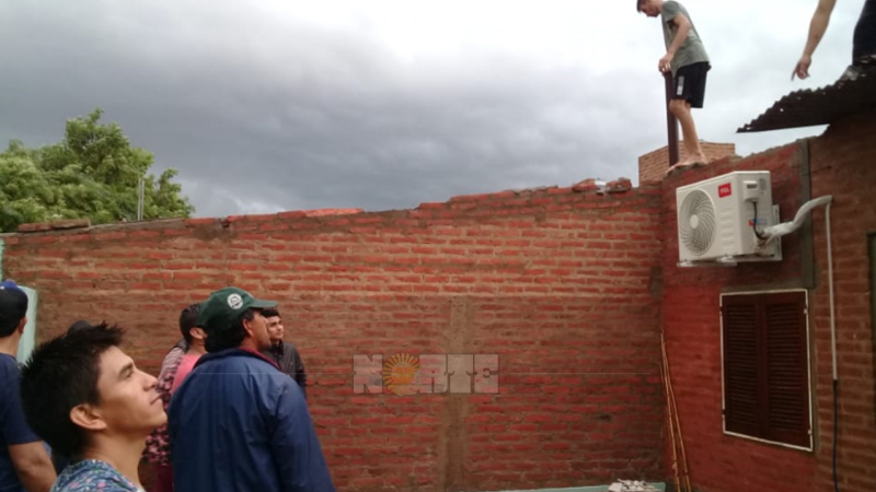 Lo que dejó la tormenta en Los Frentones