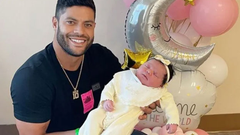 El brasileño Hulk tuvo una hija con la sobrina de su exesposa