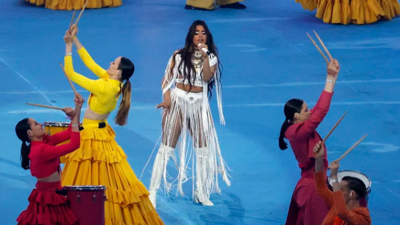 El show de Camila Cabello en la final de la Champions League