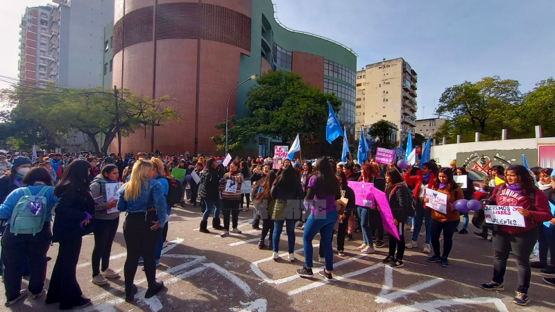 Resistencia salió a las calles por el séptimo aniversario del movimiento "Ni Una Menos"