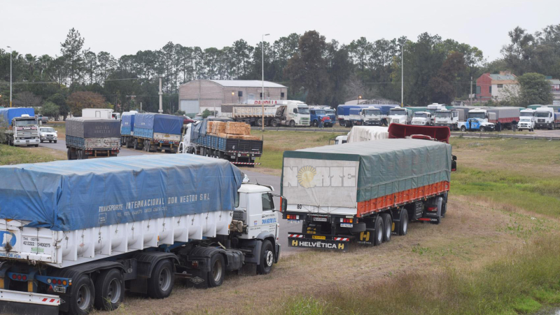 Transportistas chaqueños se plegaron a la protesta nacional