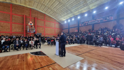 Capitanich inauguró varias obras en San Bernardo