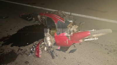 Tres heridos en un siniestro vial entre motocicletas sobre la Ruta 89