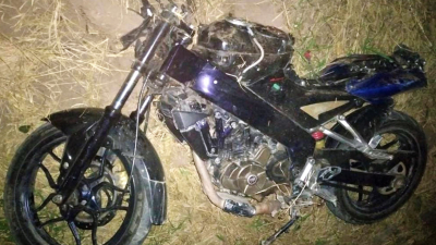 Motociclista muere tras chocar contra un caballo en la ruta 4