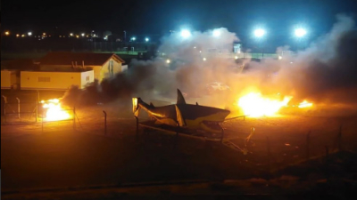 Los barras quemaron autos de los jugadores de Aldosivi