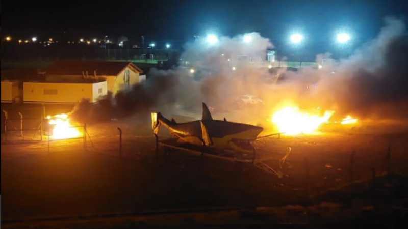 Los barras quemaron autos de los jugadores de Aldosivi