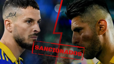 Boca Juniors sancionó con dos partidos a Darío Benedetto y Carlos Zambrano por su pelea