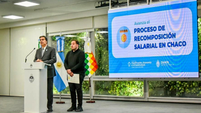 Atenuar la inflación: Capitanich anunció aumento de haberes para estatales