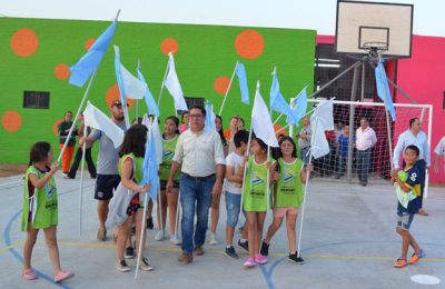 Martínez inauguró refacción del centro comunitario de La Liguria