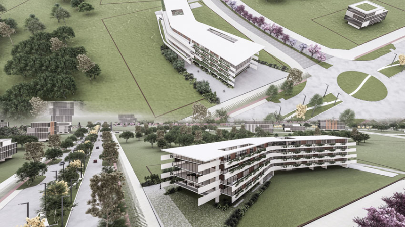 Proponen urbanización para profesionales en la zona sur