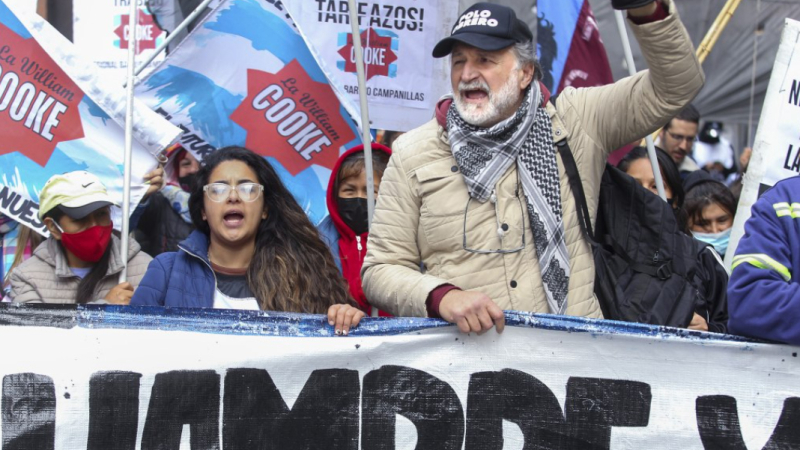 En contra del programa económico nacional, la Unidad Piquetera vuelve a protestar en las calles