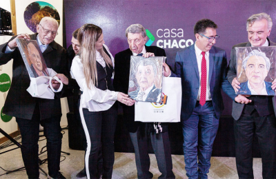 Martínez participó del reconocimiento a Landriscina, Schenone y Bosquín Ortega