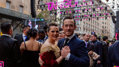 Una pareja chaqueña participó en la final del Mundial de Tango en Buenos Aires