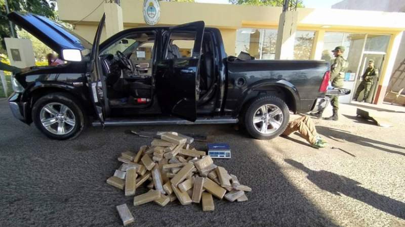 Tango olió 121 kilos de marihuana en una camioneta que venía a Resistencia