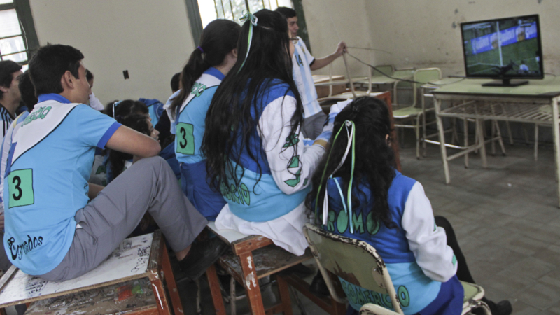 Los estudiantes chaqueños podrán ver el Mundial en la escuela