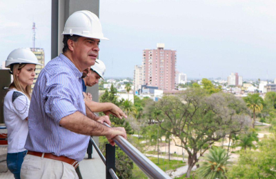 Capitanich supervisó obras para Puerto Vilelas y Resistencia