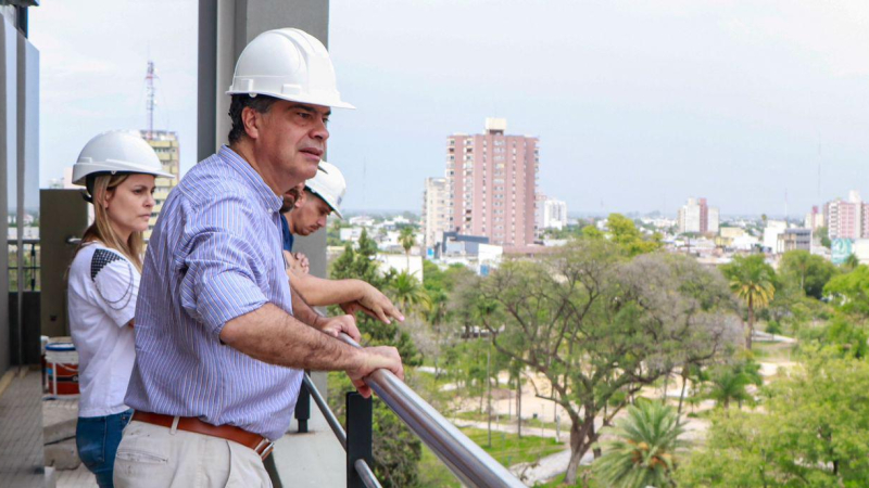 Capitanich supervisó obras para Puerto Vilelas y Resistencia