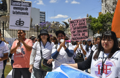 Enfermeras denunciaron ajuste contra la salud pública
