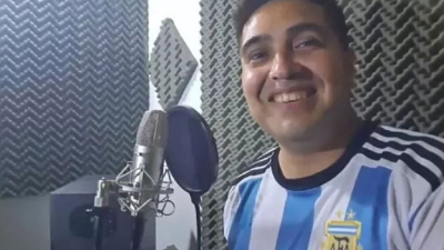 Mataron a un músico que había hecho una canción para Messi y la selección