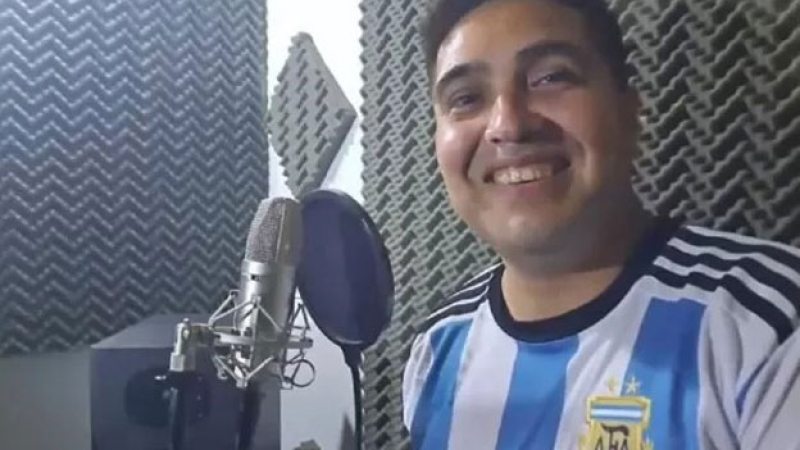 Mataron a un músico que había hecho una canción para Messi y la selección